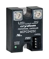 ממסר מצב מוצק SPST-NO 50A 280Vrms - יציאה פרופורציונלית, הרכבה על פנל