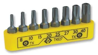 סט ביטים למברגה טורקס TX8-TX40 חסין פתיחה