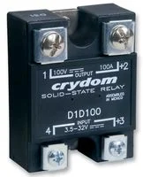 ממסר מצב מוצק SPST-NO 12A 400VDC - Panel Mount