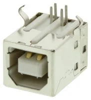מחבר USB 2.0 Type B, 4 פינים, זוויתי