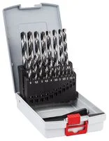 סט מקדחים HSS PointTeQ למתכת 19 יחידות, 1mm עד 10mm