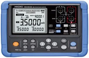 מד התנגדות נייד 4 גידים - טווח 0.003ohm-3Mohm - דיוק 0.02%