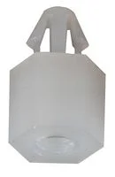 תושבת מרווח ל-PCB - נעילה - 6mm x 2.9mm - ניילון 6.6