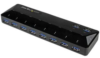 רכזת USB 10 יציאות 5Gbps