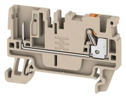 מחבר טרמינל בלוק לפס דין - 2WAY , 2.5MM² , 24A , 800V , GREY