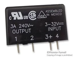 ממסר SPST-NO , 24VAC ~ 280VAC , 3A - SSR