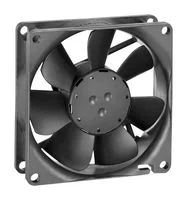 מאוורר צירי DC 24V 80x80x25 מ