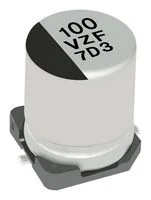 קבל היברידי - 100µF 35V - ESR 0.03ohm - SMD