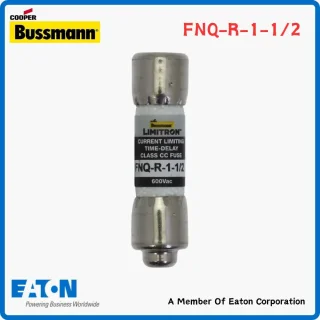 פיוז תעשייתי - FNQ-R-1 - 1A SLOW BLOW 10X38MM