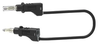 כבל בדיקה שחור - TENMA 72-13946 , 4MM PLUG , 1M