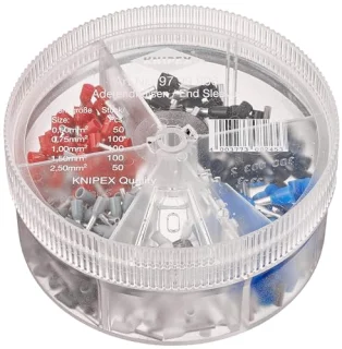 קיט 250 סופיות מבודדות לכבל - KNIPEX - 0.5MM² ~ 2.5MM²