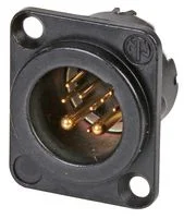 מחבר XLR זכר להלחמה לפנל - 10 מגעים - NEUTRIK