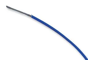 כבל חשמל גמיש לאלקטרוניקה - 30AWG - גליל 30.5 מטר - בידוד כחול