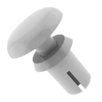 ניטים לבנים מפלסטיק - קוטר חור 3.2MM , עובי פנל 2.0MM ~ 3.0MM