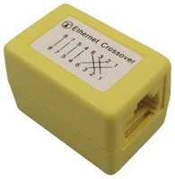 מתאם תקשורת מוצלב - (RJ45 (F) ~ RJ45 (F