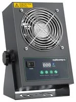 מאוורר יונים - מסיר חשמל סטטי - 240V 20W - שולחני, שלט רחוק