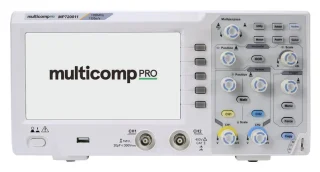 אוסצילוסקופ - 2 ערוצים - MULTICOMP PRO MP720011 - 100MHZ
