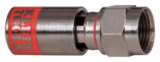 חבילת מחברים F TYPE לדחיסה לכבל KLEIN TOOLS - RG59
