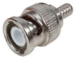 מחבר קואקסיאלי BNC - 50 ohm, RG58/U - תקע ישר קרימפ