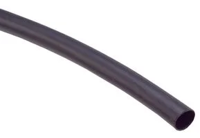 בידוד מתכווץ שחור 6.4MM - גליל 10 מטר