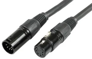 כבל הגברה PULSE PLS00273 - XLR 5P (M) ~ XLR 5P (F) - 1M - DMX
