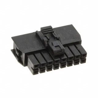 מחבר MOLEX ללחיצה לכבל - סדרת NANO-FIT - נקבה 8 מגעים