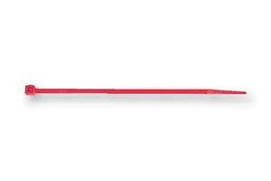 אזיקונים אדומים מפלסטיק - 380MM X 4.6MM