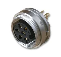 מחבר תעשייתי DIN SV - נקבה להלחמה לפנל - 6 מגעים