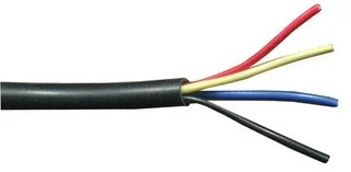 כבל אזעקה 4 גידים 0.22m² - מעטפת PVC - 100m