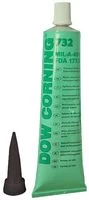 משחת סיליקון RTV - שפופרת 90 מ''ל - DOW CORNING 732 BLK