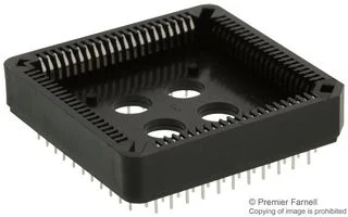 תושבת PLCC 2.54MM לרכיבים - 84 מגעים