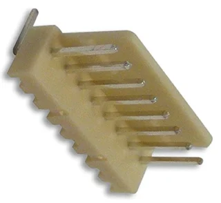 מחבר MOLEX זוויתי למעגל מודפס - סדרה 2217 - זכר 6 מגעים