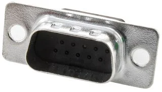 מחבר D-TYPE HIGH DENSITY ללחיצה לכבל - זכר 15 מגעים