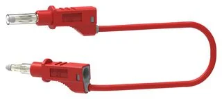 כבל בדיקה אדום - TENMA 72-13948 , 4MM PLUG , 1M