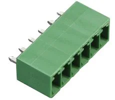 טרמינל בלוק למעגל מודפס - 6 מגעים - 3.50MM PITCH