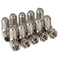 מתאם קואקסיאלי - F TYPE PLUG - F TYPE SOCKET R/A
