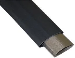 בידוד מתכווץ עם סיכוך EMI - שחור - קוטר 6.4MM