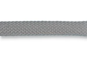שרוול הגנה אפור מפוליאסטר לכבלים - 18MM ~ 32MM - גליל 15 מטר