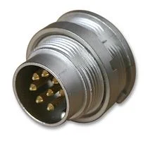 מחבר תעשייתי DIN SV - זכר להלחמה לפנל - 8 מגעים
