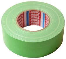 סרט הדבקה - בד עמיד למים, ירוק, 50m x 50mm