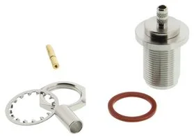 מחבר RF N - שקע פנל ישר 50 אוהם - לחיצה