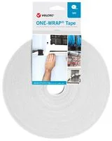 סרט קשירה לבן לכבלים (סקוטש) - VELCRO - 16MM X 25M