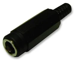 שקע DC להלחמה לכבל - קוטר פנימי 2.5MM