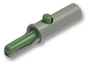 תנין מבודד 53MM עם כניסת בננה 4MM - ירוק