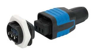 קיט מחברים IEC IP67 / IP69K - זכר + נקבה - בידוד שחור