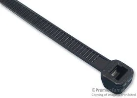 אזיקונים שחורים מפלסטיק - 250MM X 4.8MM