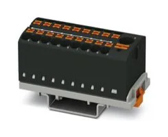 בלוק טרמינלים Barrier 690V 24A - 19 קטבים Push In - 12 AWG