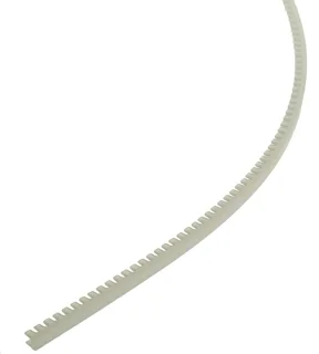מגן סף לבן מחורץ , פנל HELLERMANNTYTON G51PB , 1.3MM ~ 2.1MM