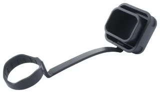 כיסוי הגנה למחברים לכבל IEC IP67 / IP69K - בידוד שחור
