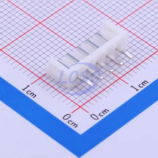 מחבר JST להלחמה למעגל מודפס - סדרת EH - זכר 7 מגעים